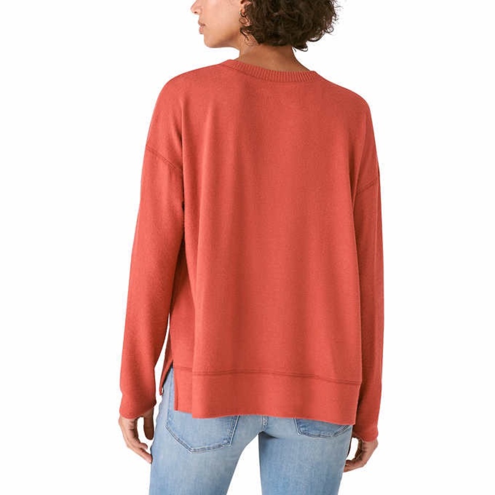 Lucky Brand Cozy Crewneck Lightweight Sweater - Picture 4 of 11
